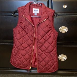 Maroon Old Navy Vest